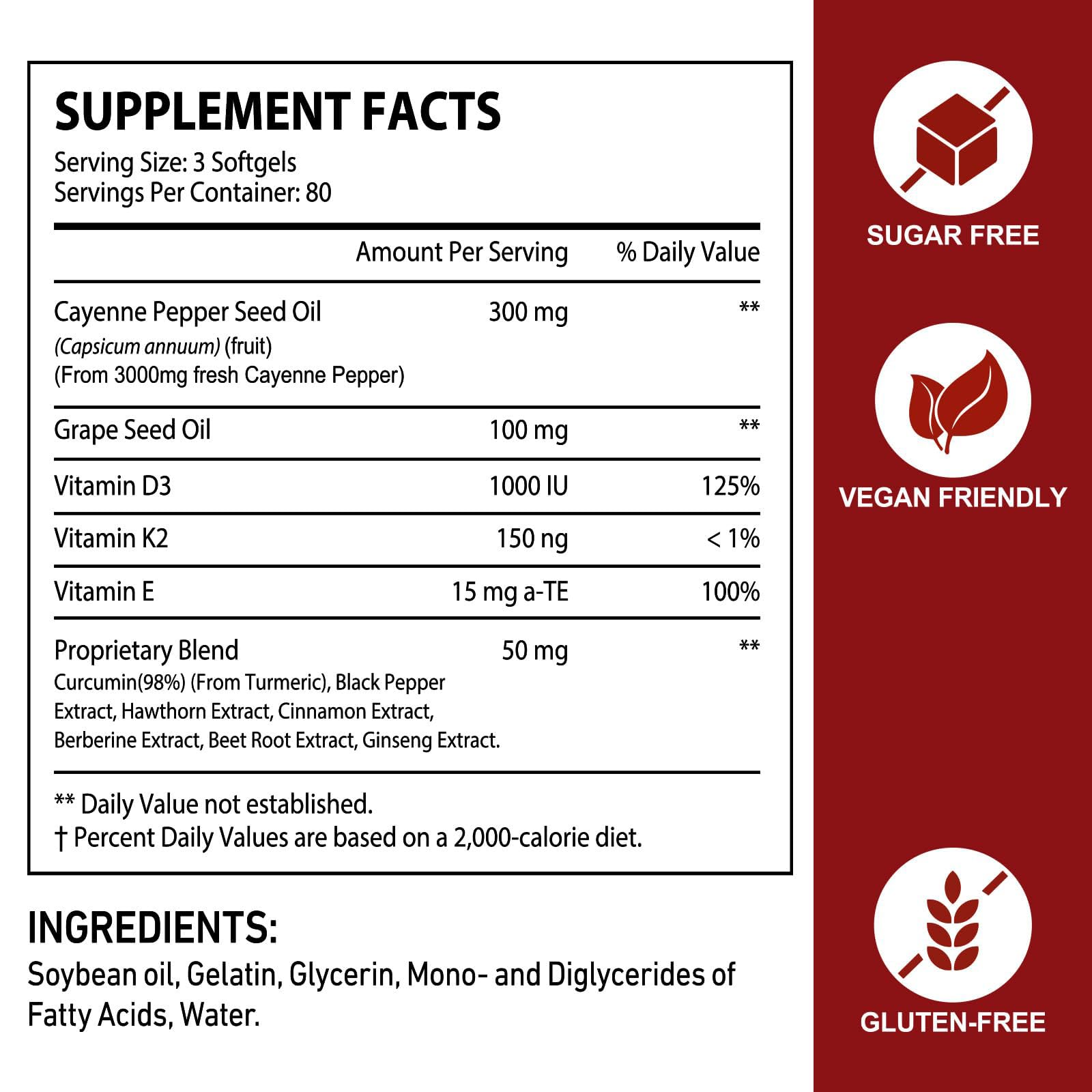 FANSHI etiqueta con lista de ingredientes principales legible