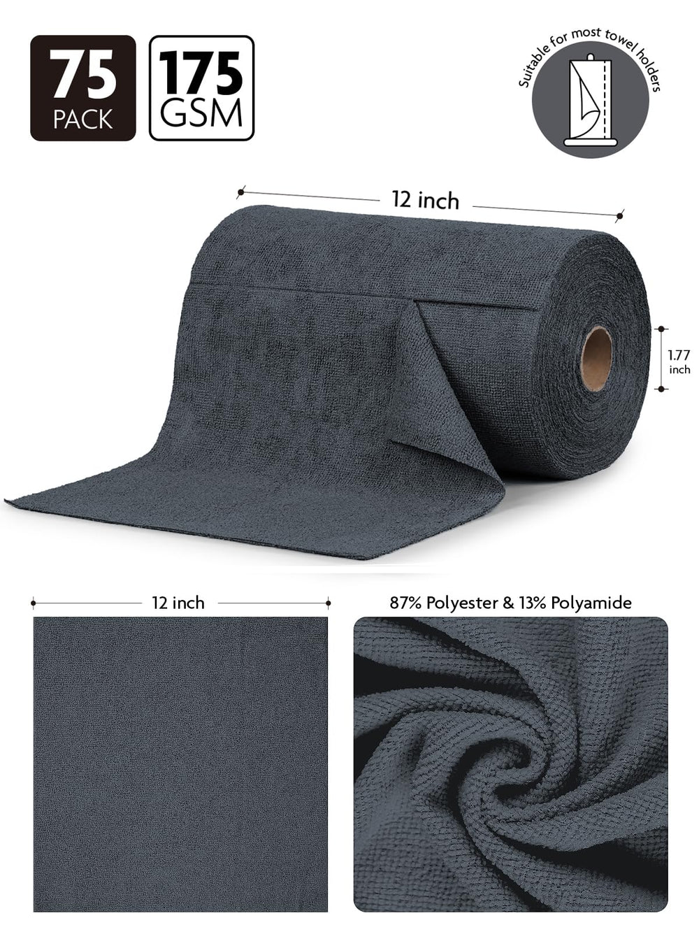 Fantasticlean paño mojado absorbiendo líquido rápidamente