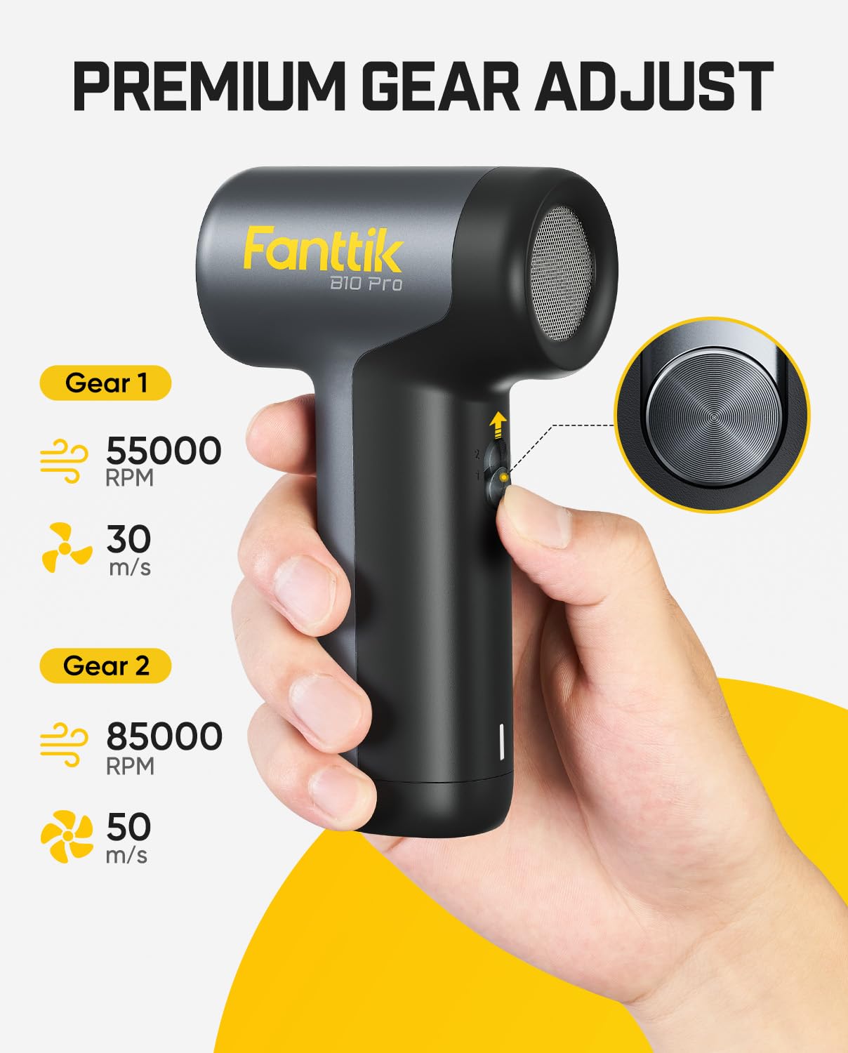 Fanttik B10 Pro conjunto de cuatro boquillas y funda de almacenamiento