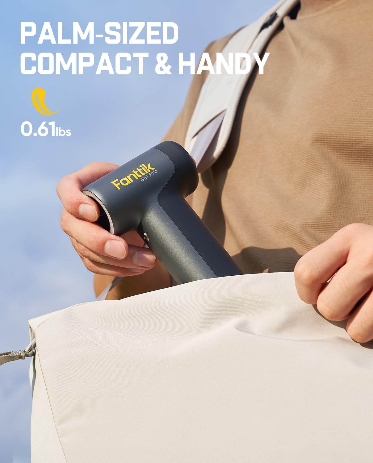 Fanttik B10 Pro con puerto USB-C listo para carga rápida