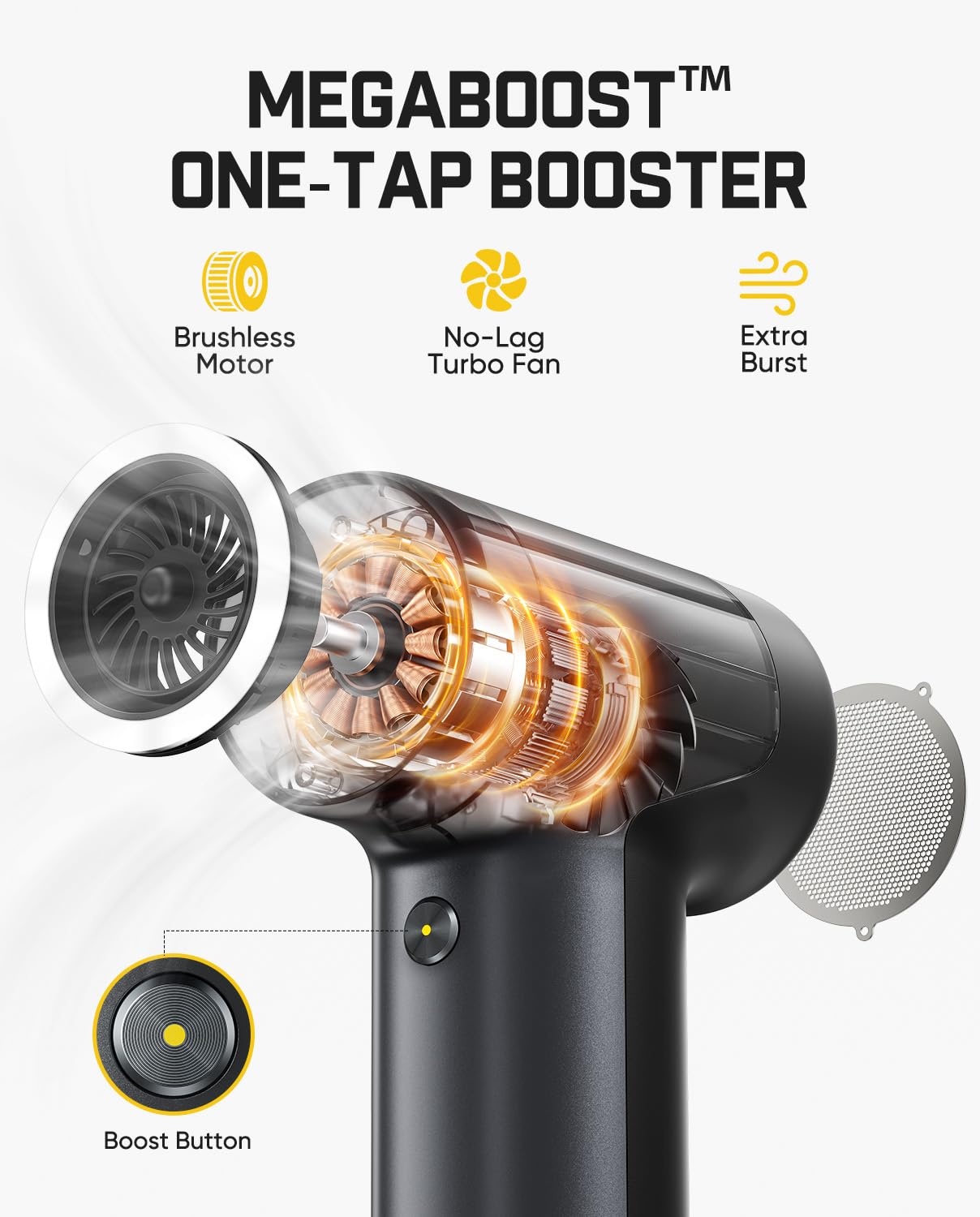Fanttik B10 Pro iluminación LED anular iluminando interior de PC