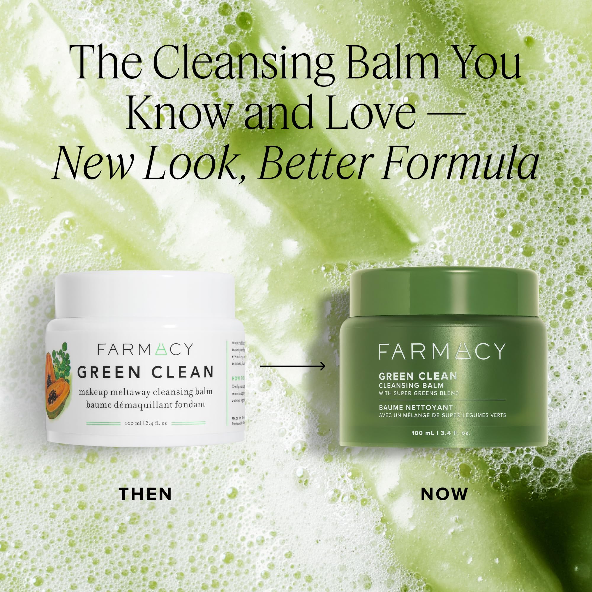 Farmacy Green Clean textura en bálsamo que se funde y nutre la piel