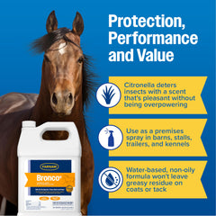 Farnam aplicación en caballo mostrando protección de pelaje completo