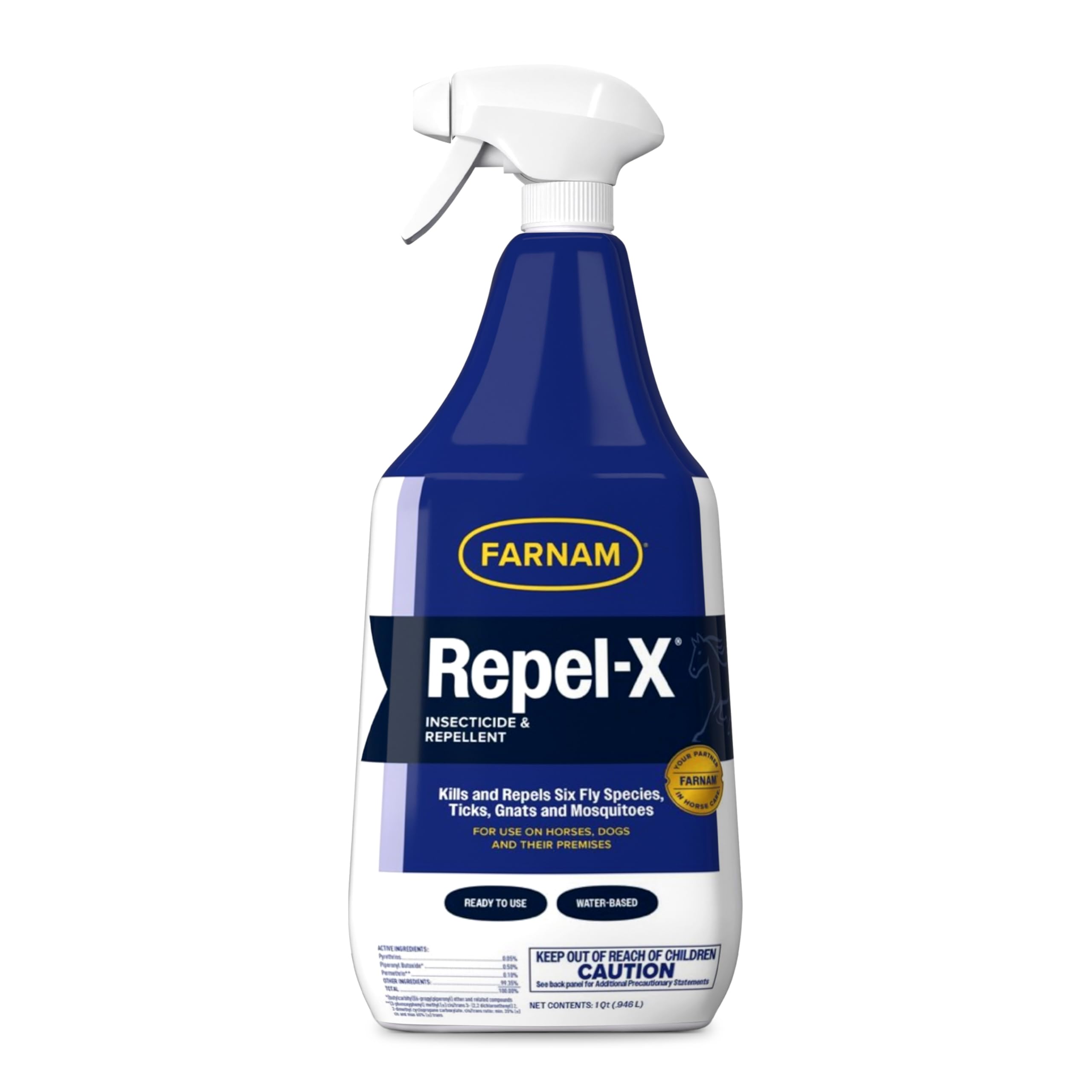 Farnam botella frontal 32 oz mostrando etiqueta y beneficio de control rápido