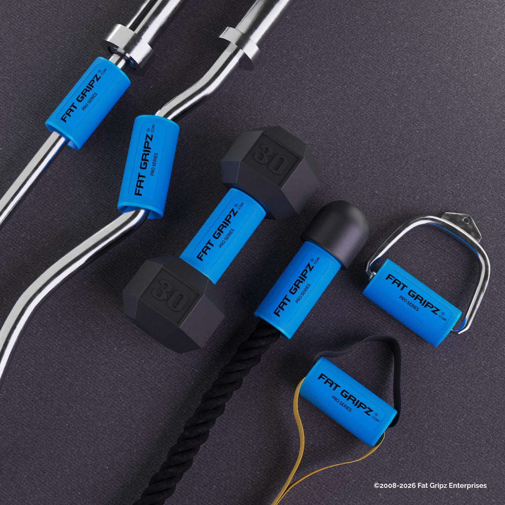 Fat Gripz textura de la goma en primer plano, durabilidad y agarre firme