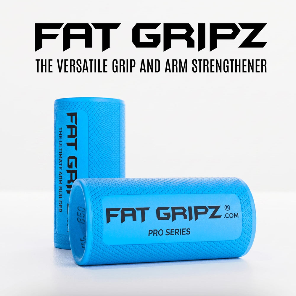 Fat Gripz colocados en una barra olímpica, intensifica trabajo de antebrazos