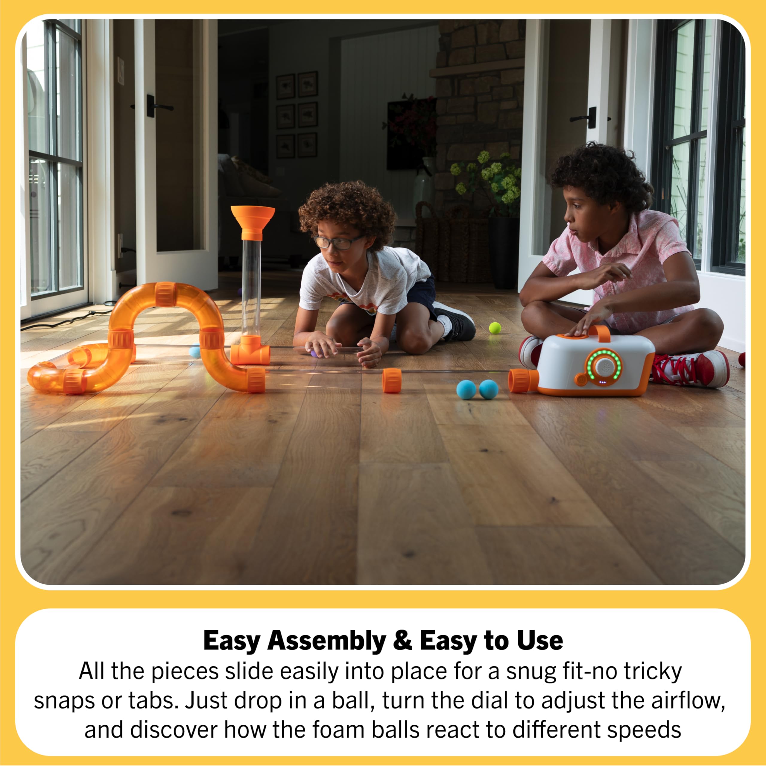 Fat Brain Toys tubos y conectores modulares dispuestos para montar