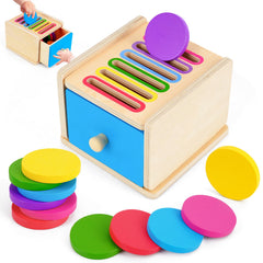 FCSONU vista frontal de la caja con monedas para juego y organización