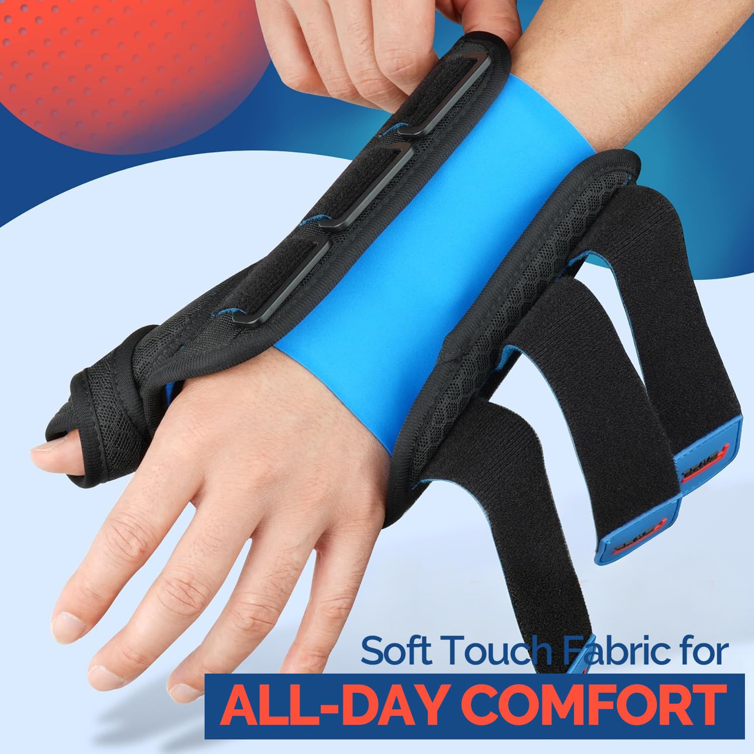 FEATOL cuatro correas de velcro ajustables para un ajuste personalizado