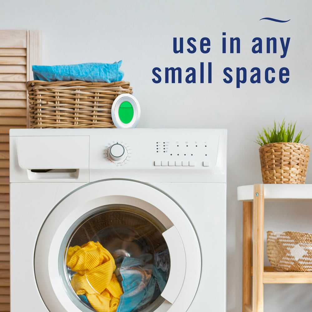 Febreze comparación de tamaño para ver escala y facilidad de colocación