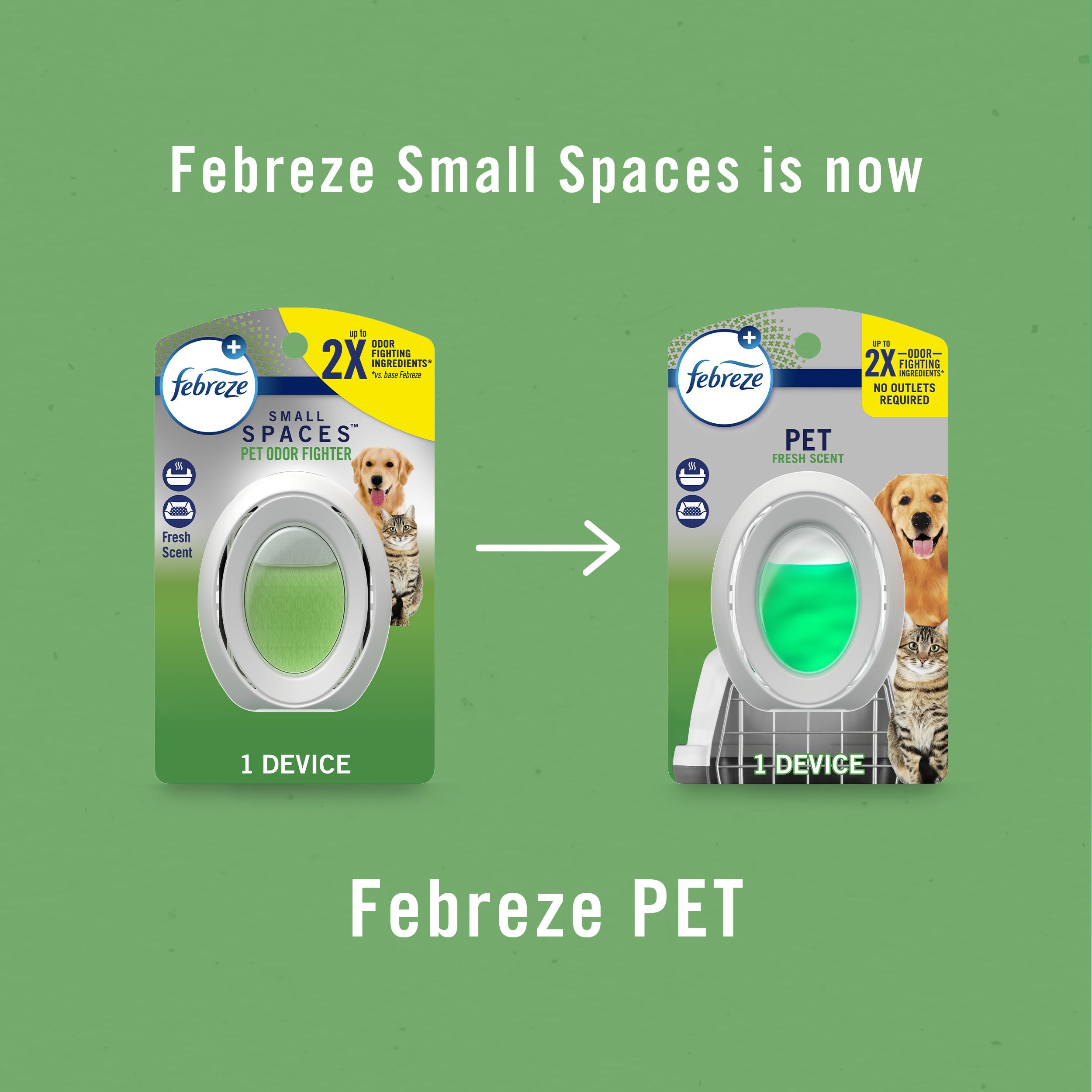 Febreze empaque de cuatro unidades ideal para múltiples estancias