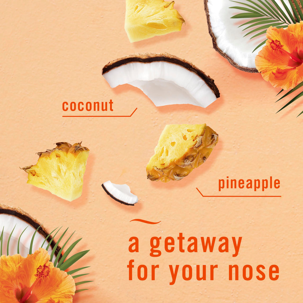Febreze recargas Hawaiian Aloha mostrando aroma tropical incluido