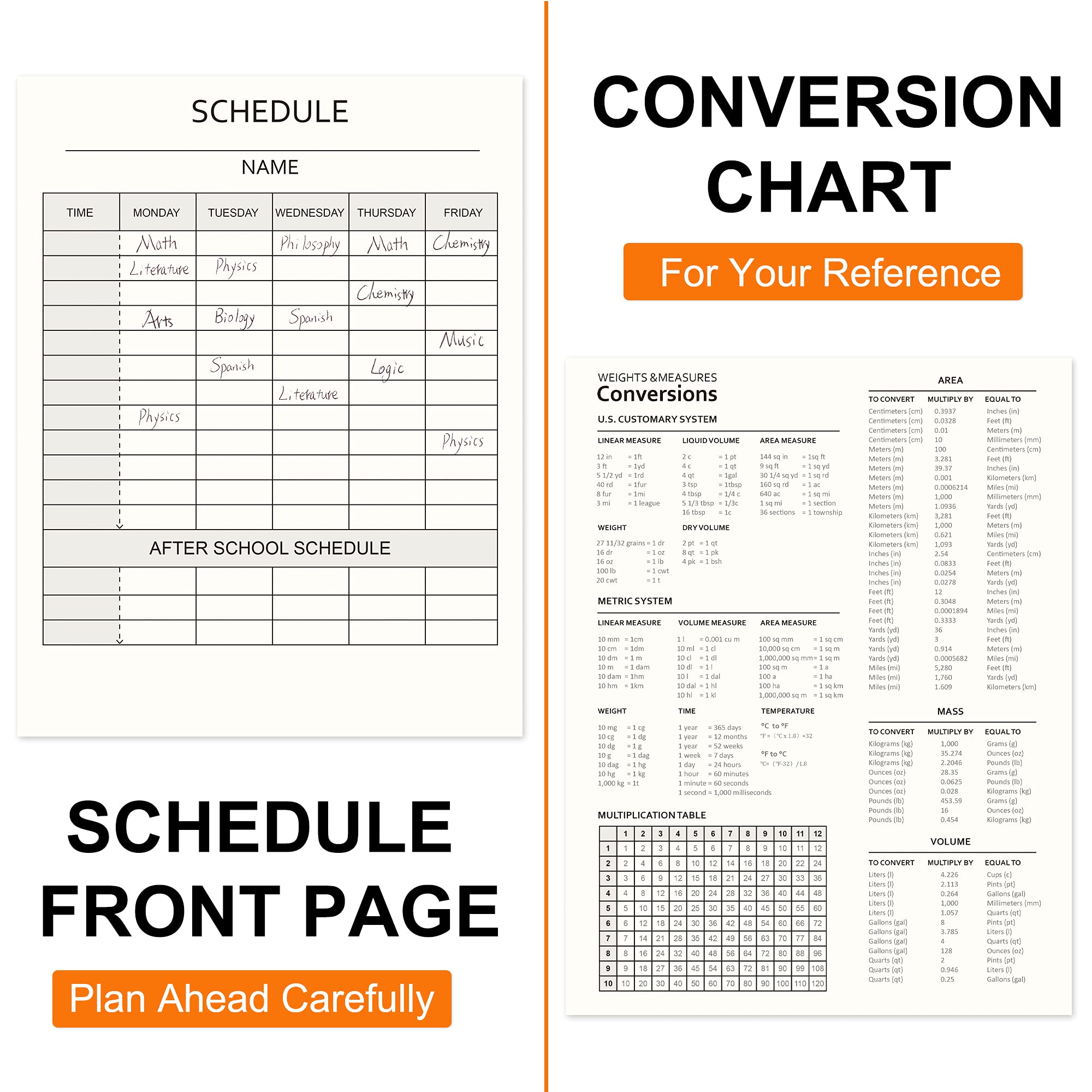 feela notebook beside ruler showing 9.75 x 7.5 inch compact size for portability