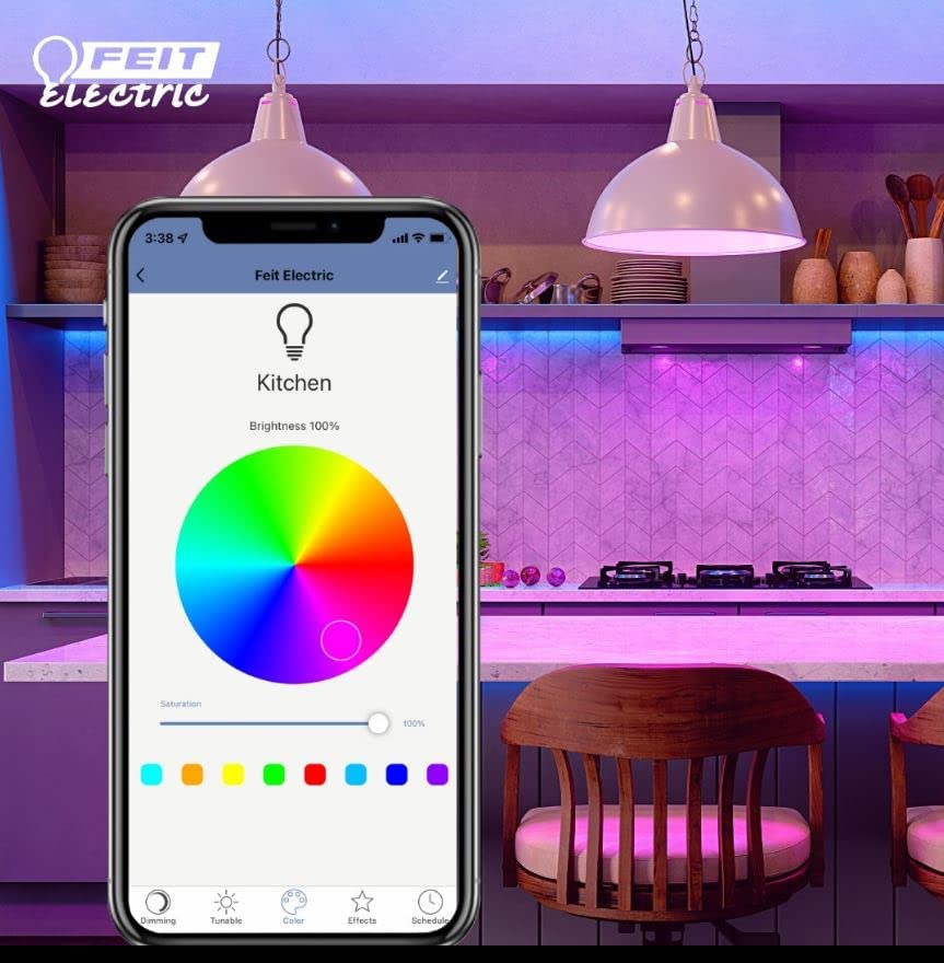 Feit Electric muestra de campo de color para escenas y tonos