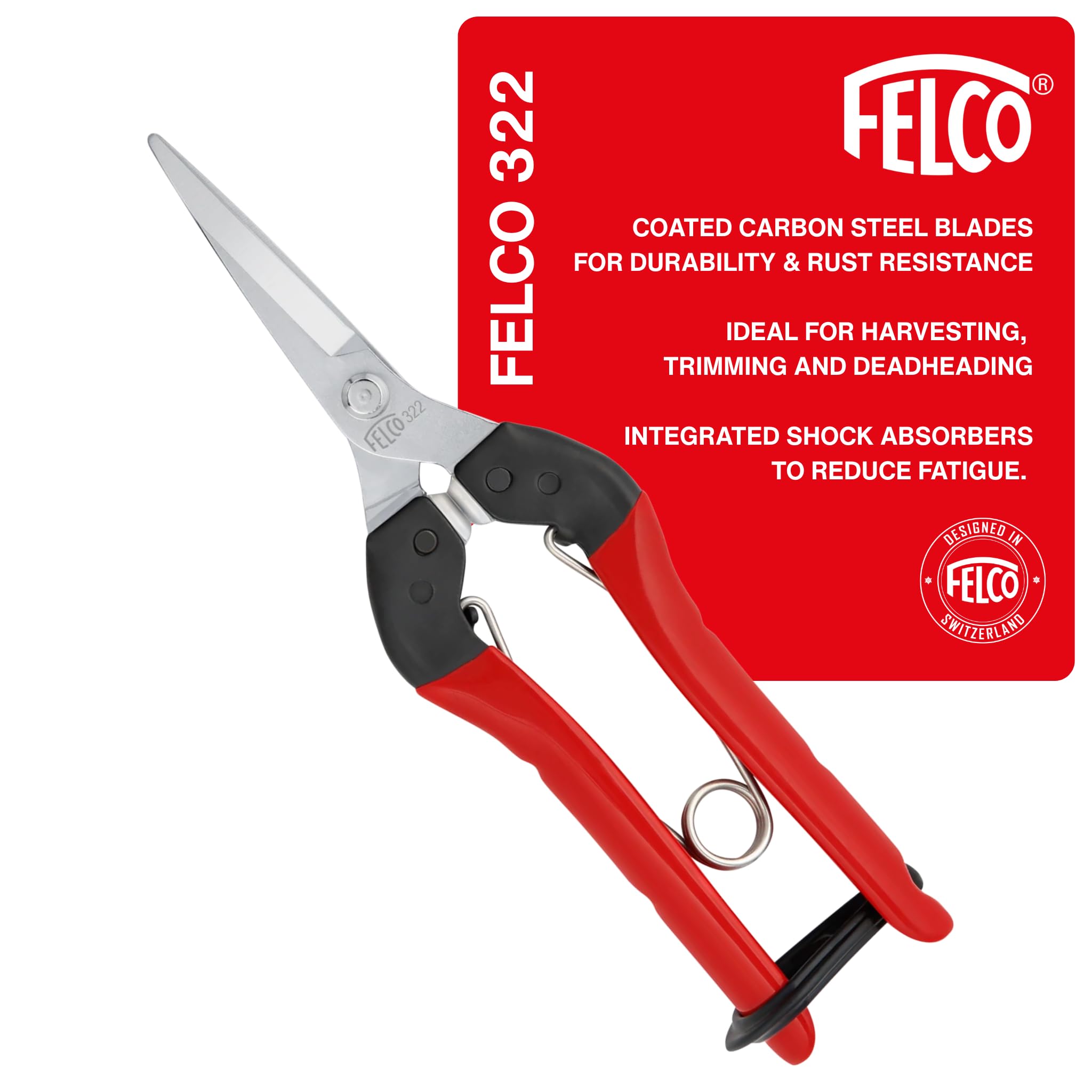 FELCO F322 vista frontal mostrando diseño y robustez para cortes precisos