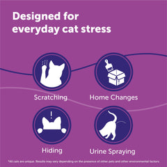 FELIWAY difusor conectado en sala creando ambiente calmado para gatos