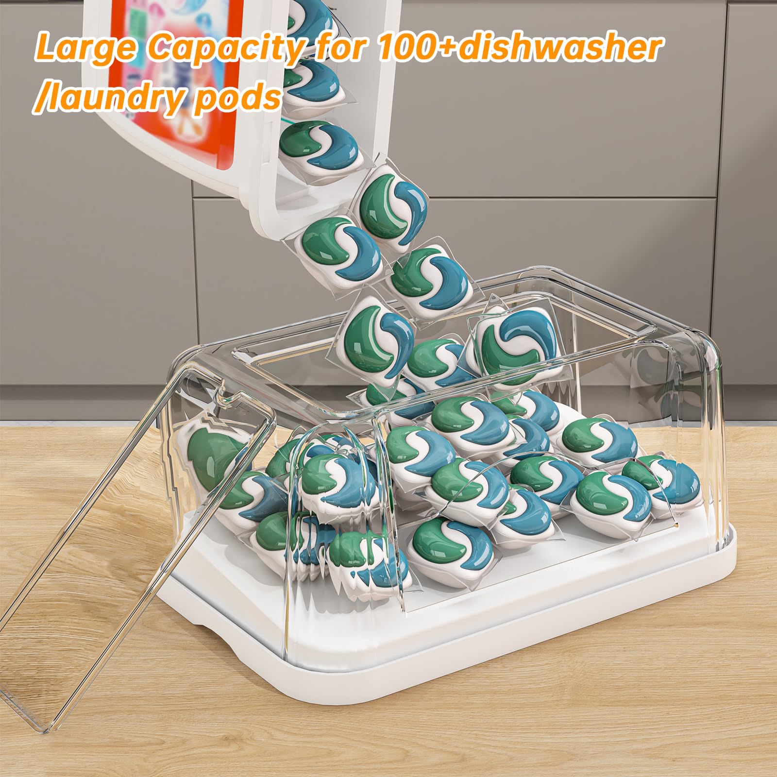FELIZHOUSE apertura oval segura para dispensar bolsas y pastillas fácilmente