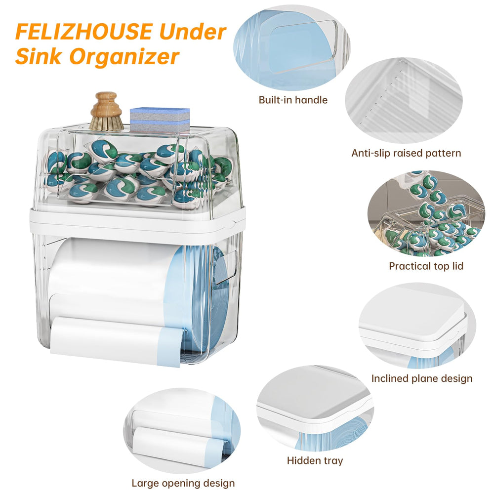 FELIZHOUSE textura del plástico resistente a humedad que facilita limpieza