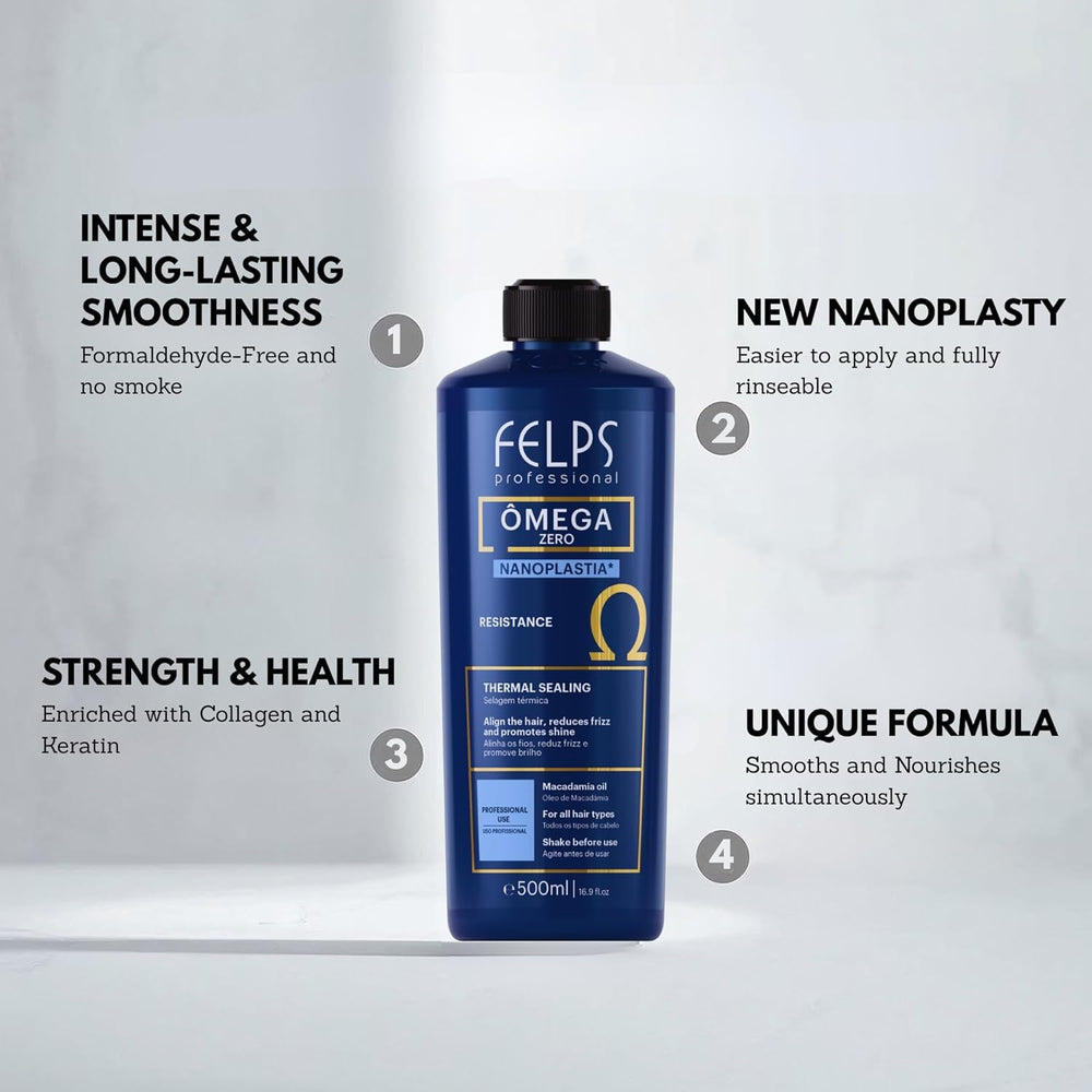 Felps Professional comparación de tamaño 100ml ideal para prueba o retoque