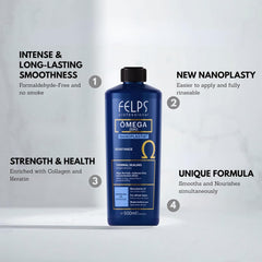Felps Professional comparación de tamaño 100ml ideal para prueba o retoque