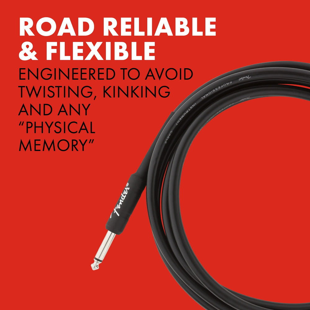 Fender cable comparado con manos para ilustrar escala y comodidad de uso