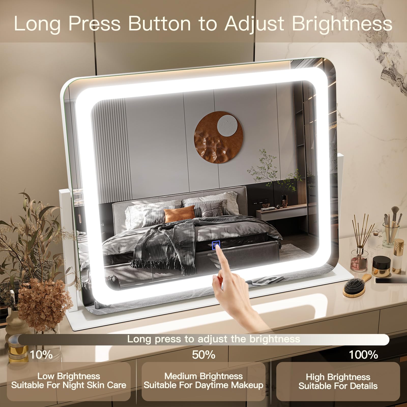 FENNIO panel táctil demuestra control de color y brillo fácilmente