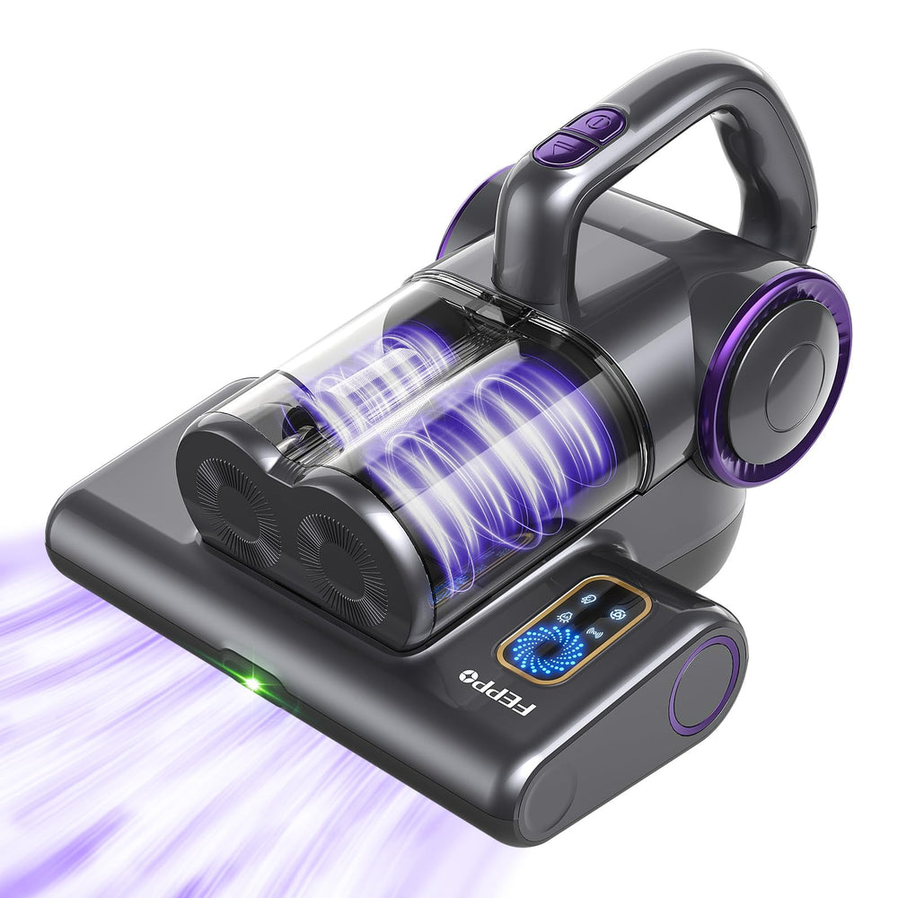 FEPPO vista frontal del equipo con accesorios, limpieza efectiva
