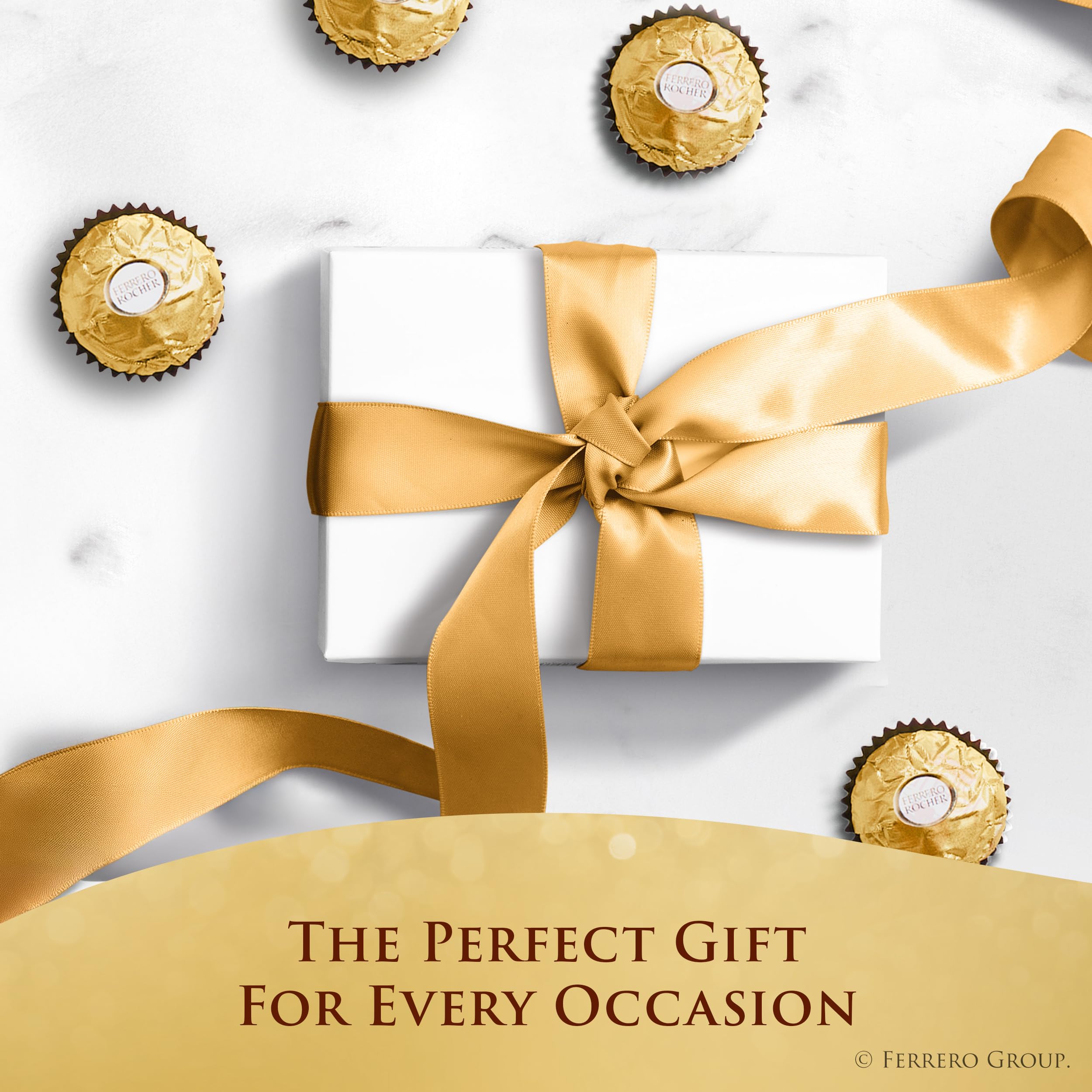 Ferrero Rocher halved chocolate revealing whole hazelnut center and creamy filling for texture contrast