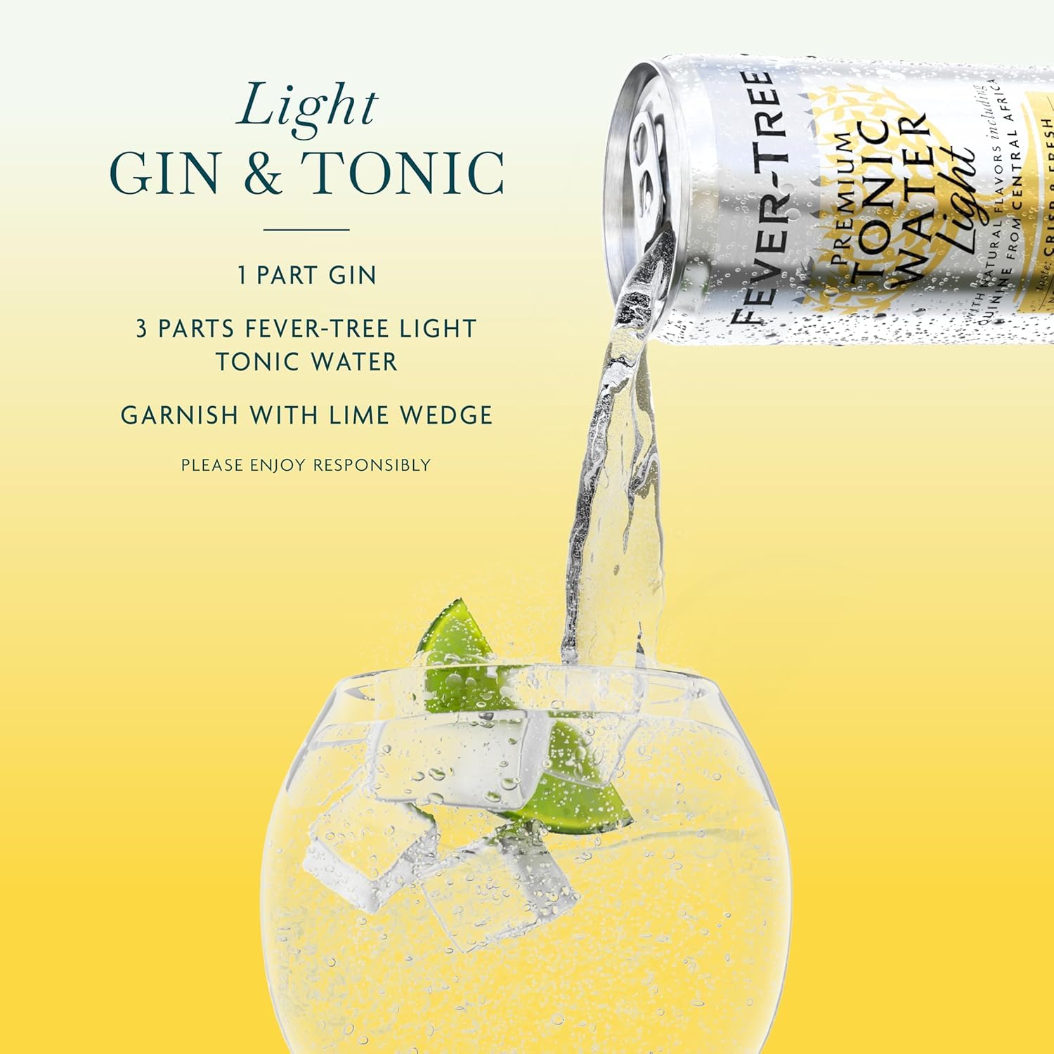 Fever-Tree etiqueta con ingredientes naturales y confianza