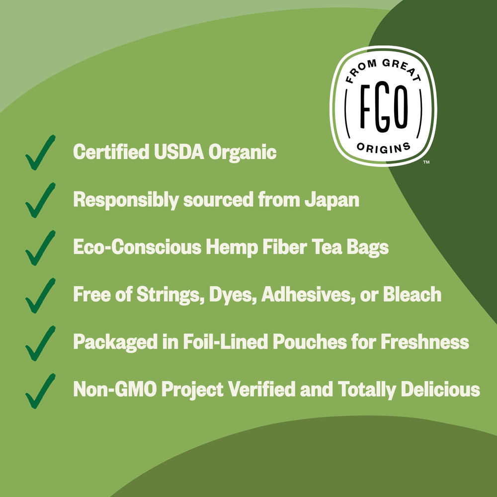 FGO etiqueta USDA Organic y sello CCOF visible, certificación orgánica clara