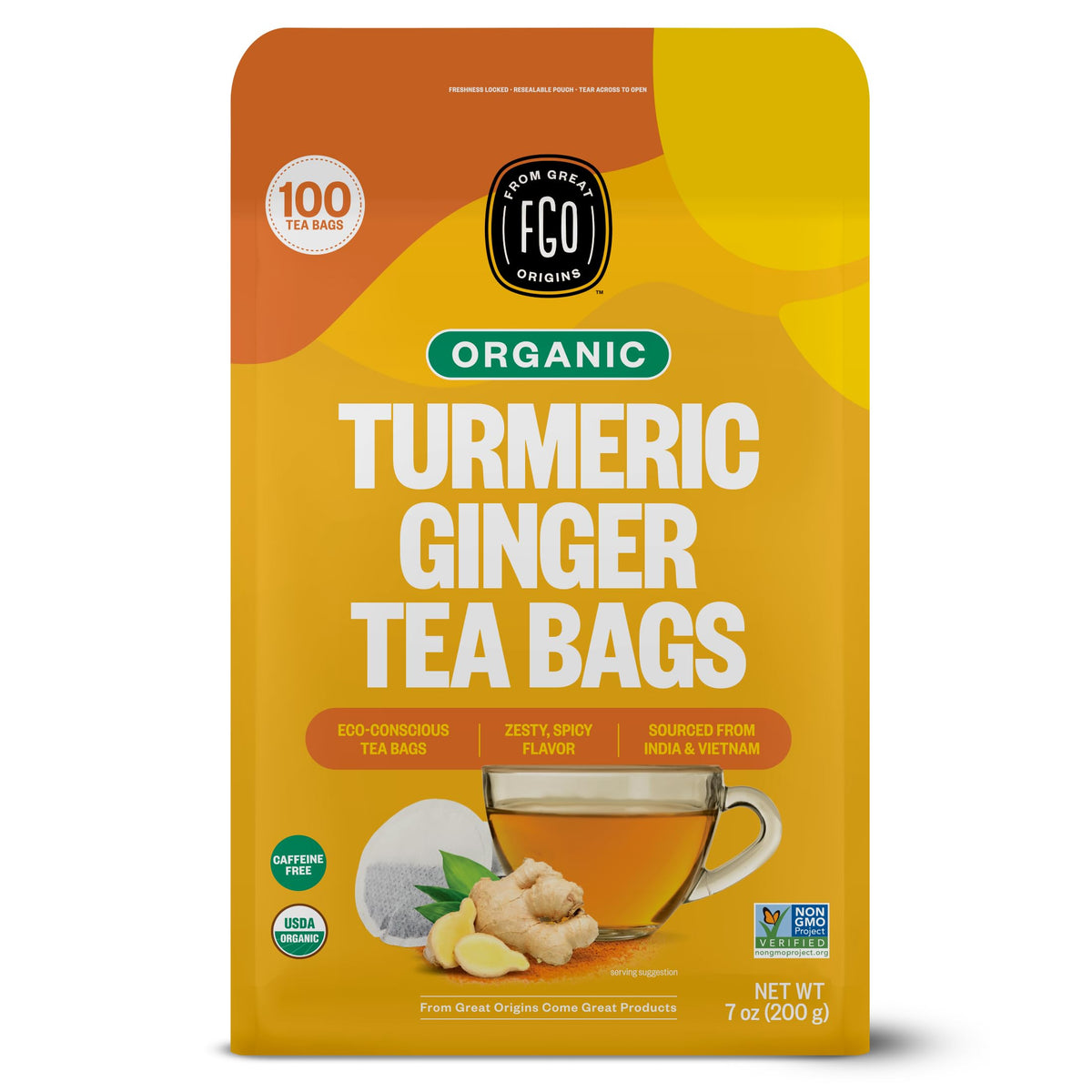 FGO front packaging showing product and sustainable benefits