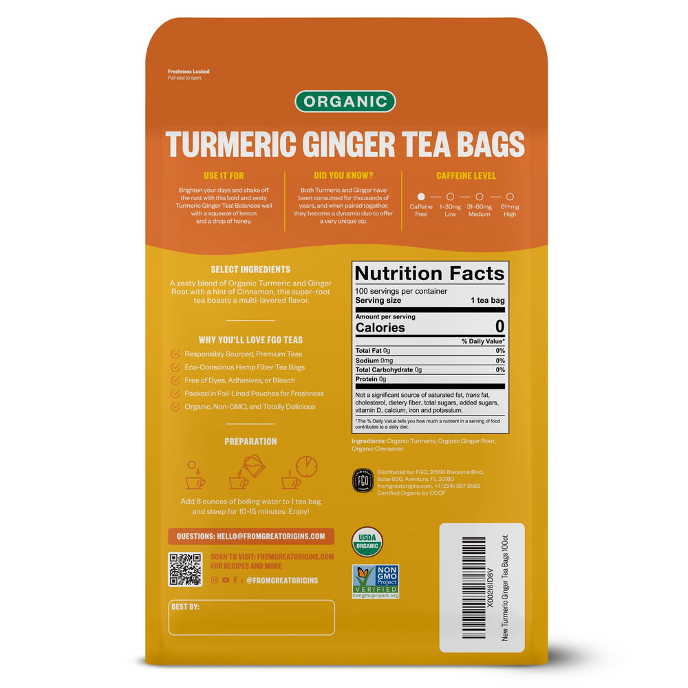 FGO close-up of tea bag texture highlighting clean hemp material