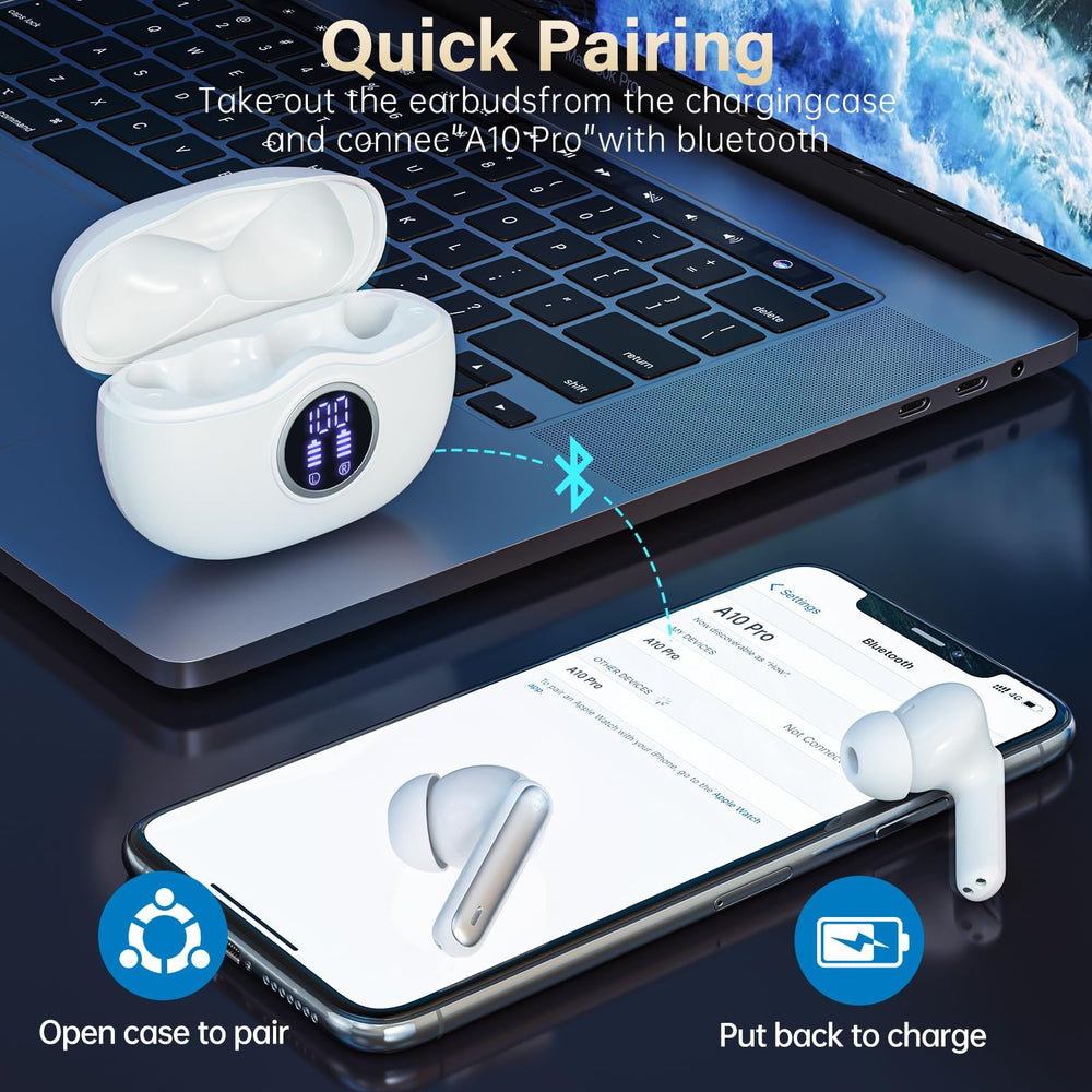 Fhumsh A10 auricular lateral destacando diseño ergonómico y ajuste cómodo