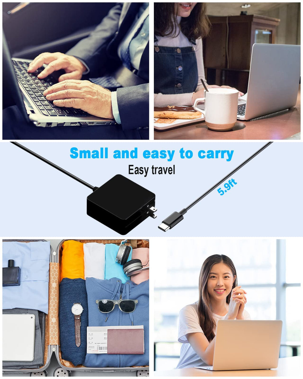 Fiattigear conector USB-C del cable, ajuste seguro y transferencia óptima
