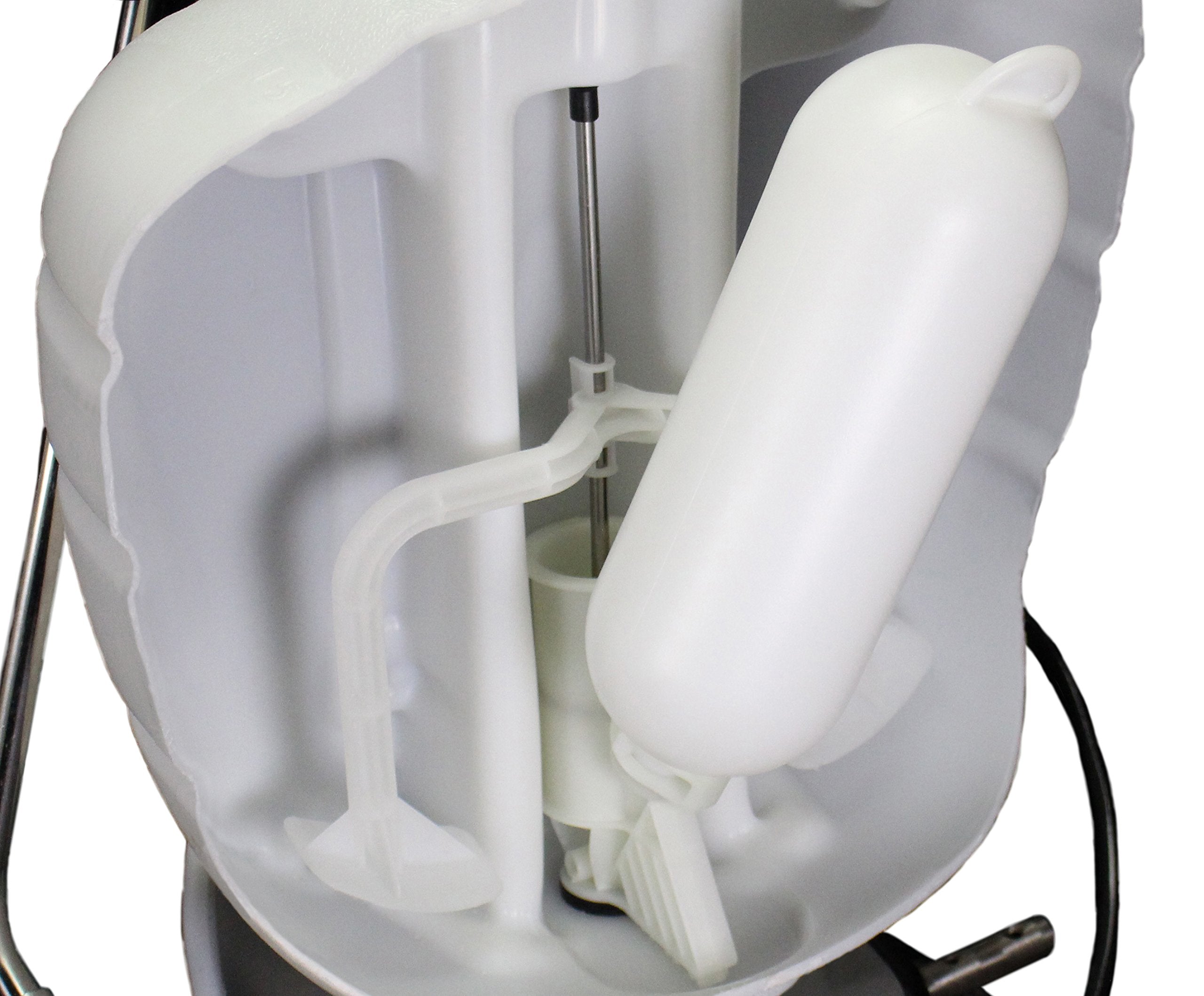 Field King detalle de la bomba interna No Leak mostrando sellos Viton para evitar fugas