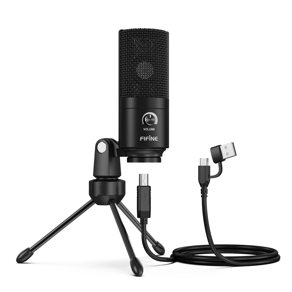 FIFINE K669B integrado en estación de trabajo para videoconferencias