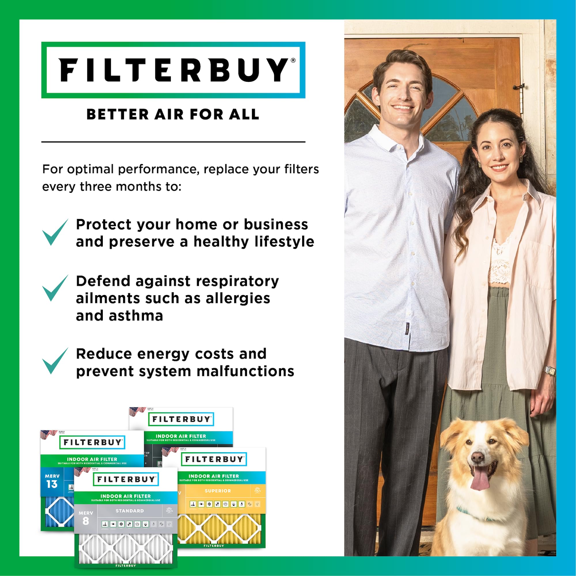 Filterbuy soporte de alambre doble evita deformación y prolonga vida útil