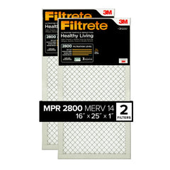 Filtrete frontal del paquete mostrando tamaño y beneficio de captura