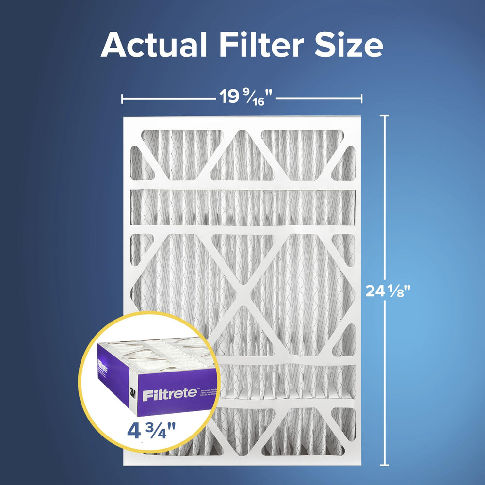 Filtrete detalle de las dimensiones reales para asegurar compatibilidad precisa