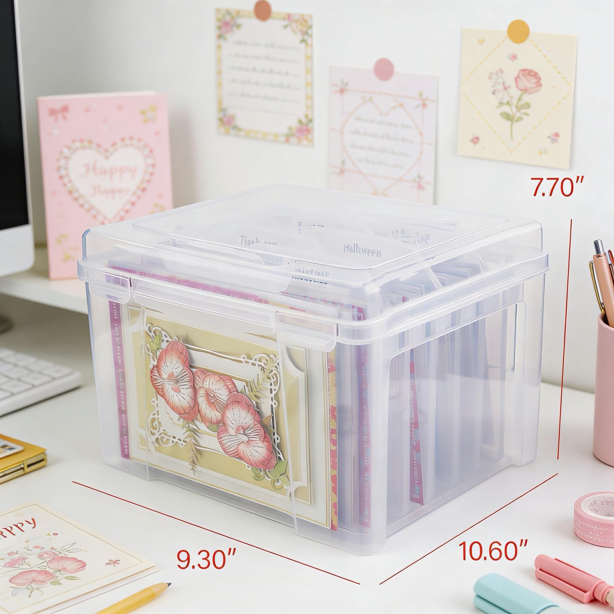 Find Scrapblooms cierre doble reforzado que asegura tarjetas