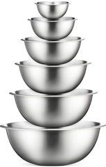 FineDine set frontal de 6 boles mostrando acabados y tamaños, utilidad versátil