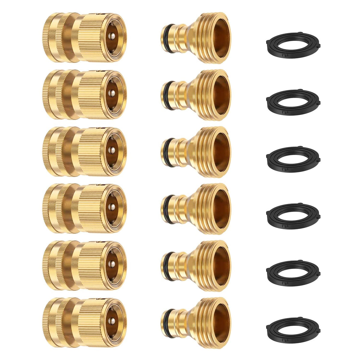 FINEST+ conector frontal de latón que asegura unión duradera