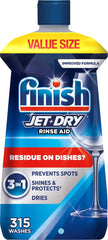 Finish Jet‑Dry botella frontal 32 oz mostrando etiqueta y uso fácil