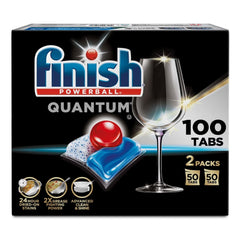 Finish front packaging showing 100 tablets and clear benefits