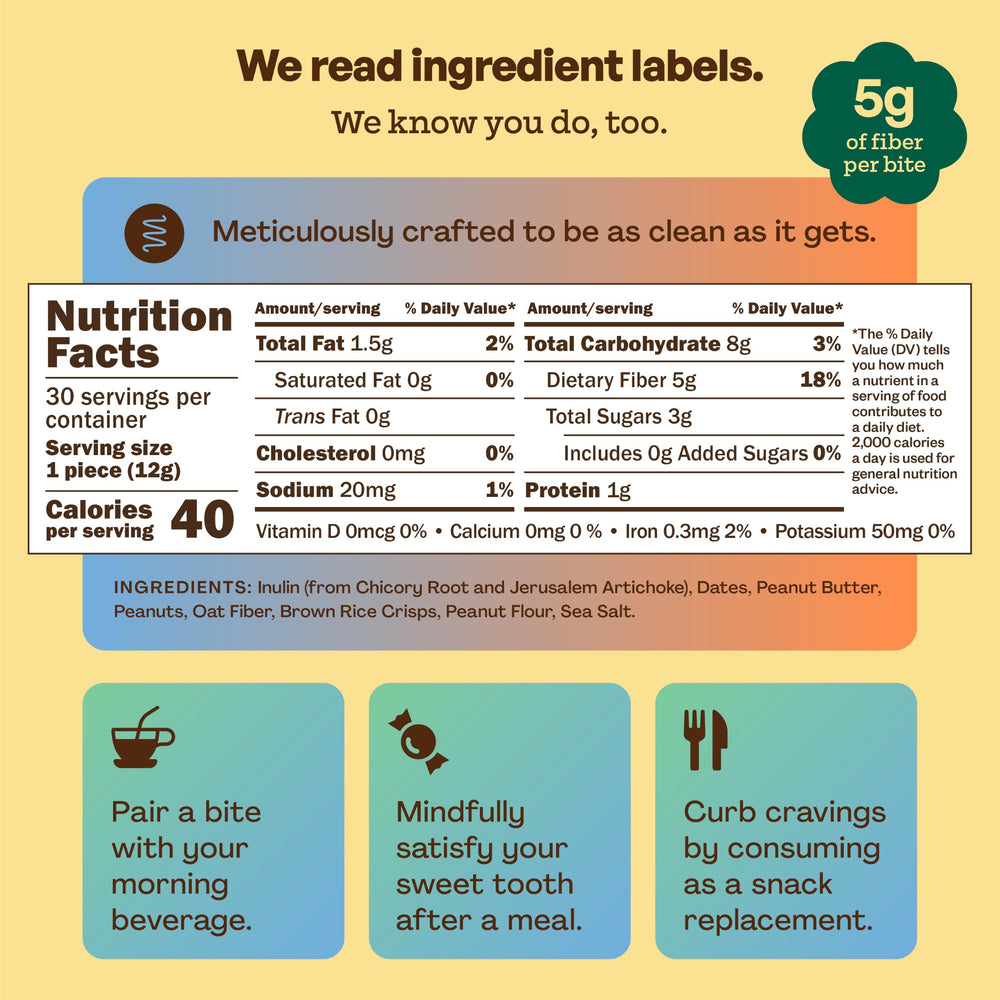 Fiome bocado servido en desayuno para mejorar digestión cotidiana
