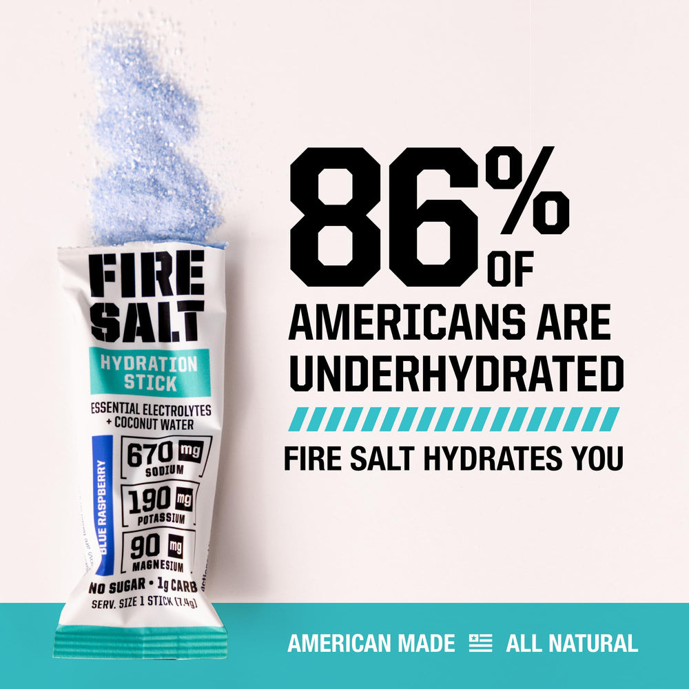 Fire Science Nutrition sobres Fire Salt en mochila de campamento, conveniencia