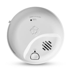 First Alert vista frontal del SMICO100-AC mostrando diseño y montaje fácil