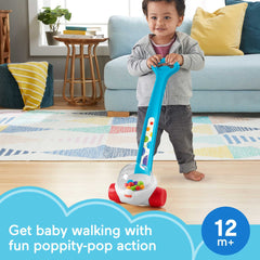 Detalle de las bolitas de colores Fisher-Price que saltan y llaman la atención