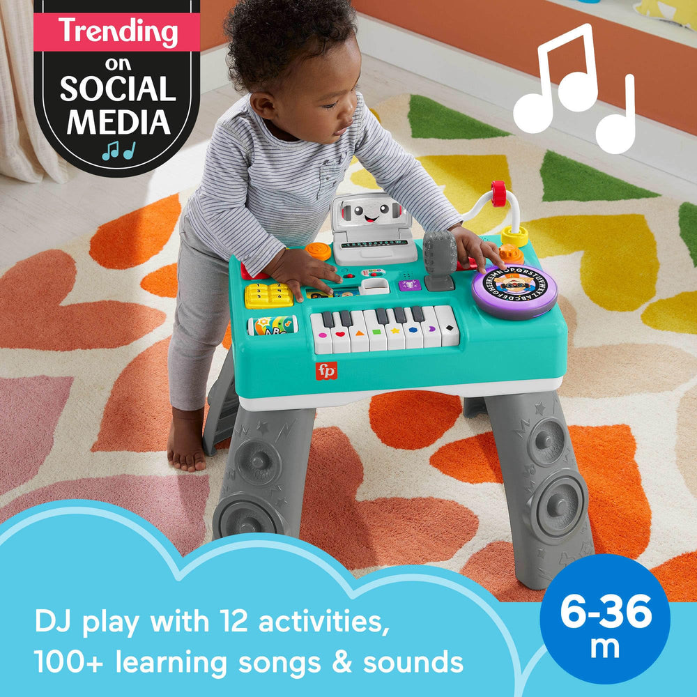 Fisher-Price detalle de las 8 teclas del piano que promueven coordinación manual