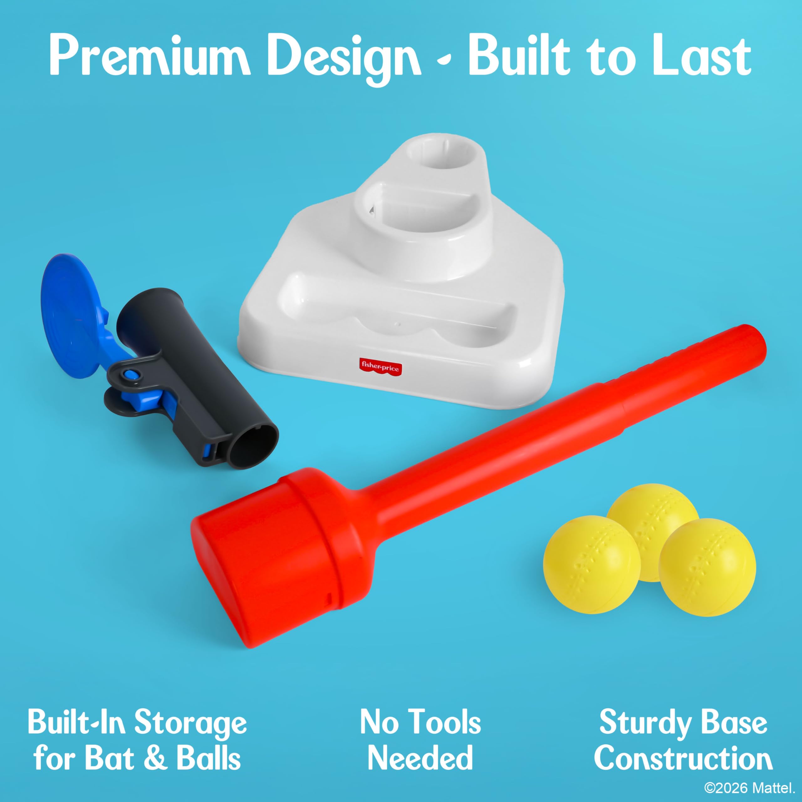 Fisher-Price comparación de tamaño junto a un niño para referencia de edad